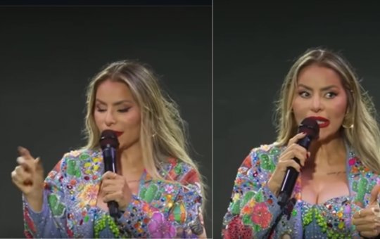 Cantora reclama de desânimo do publico durante apresentação na Paraíba