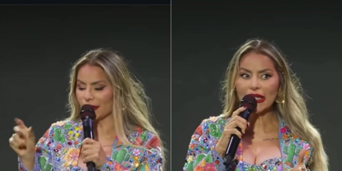 Cantora reclama de desânimo do publico durante apresentação na Paraíba