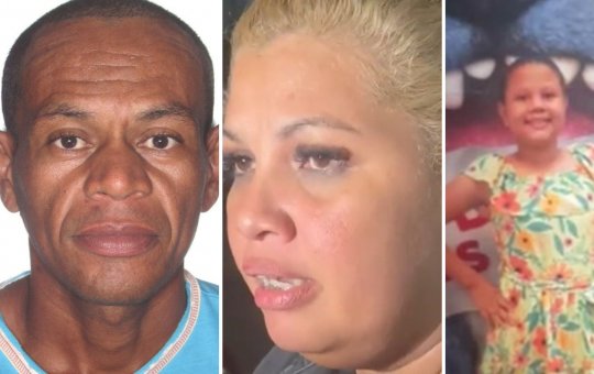 Mãe de adolescente morta se desespera ao ver pai suspeito do crime em delegacia