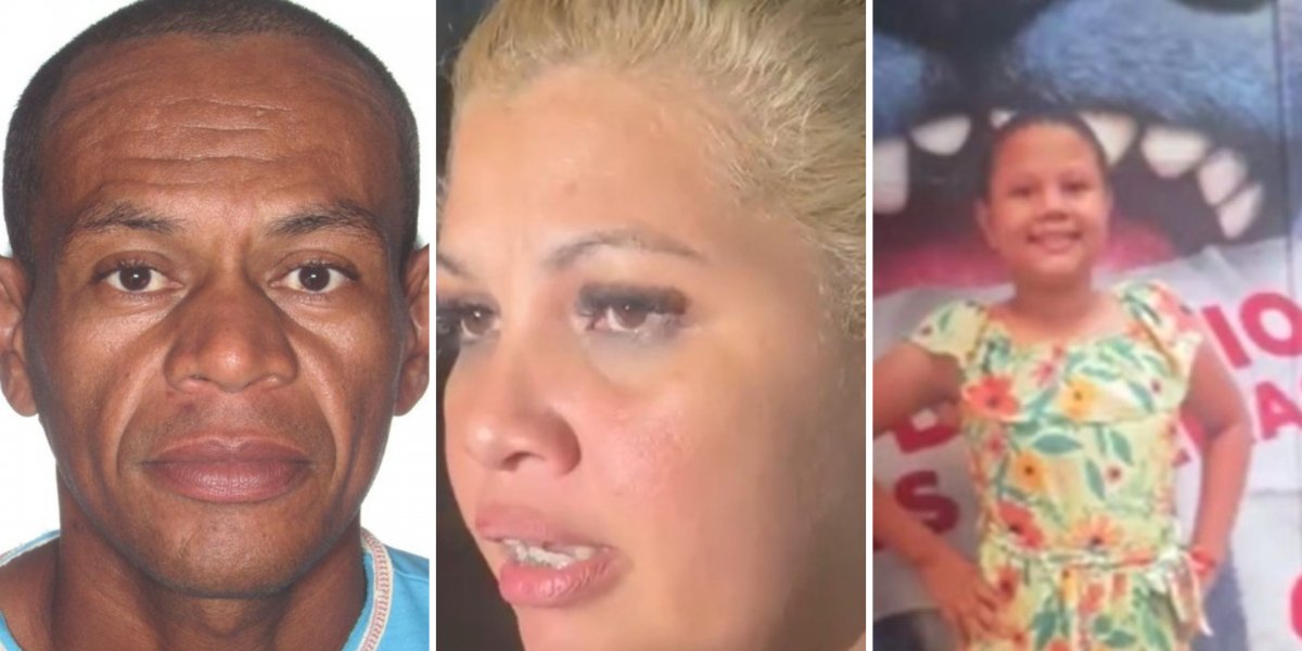 Mãe de adolescente morta se desespera ao ver pai suspeito do crime em delegacia