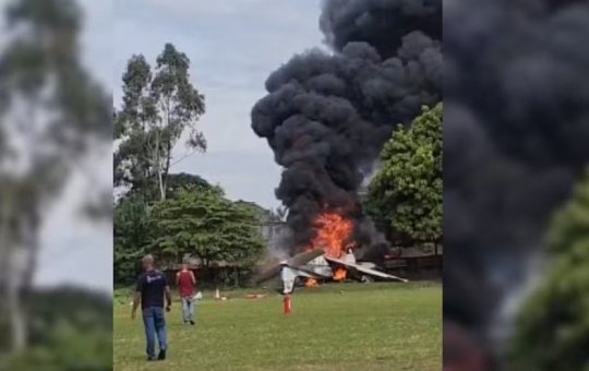 Queda de avião de pequeno porte no interior de São Paulo deixa duas pessoas mortas