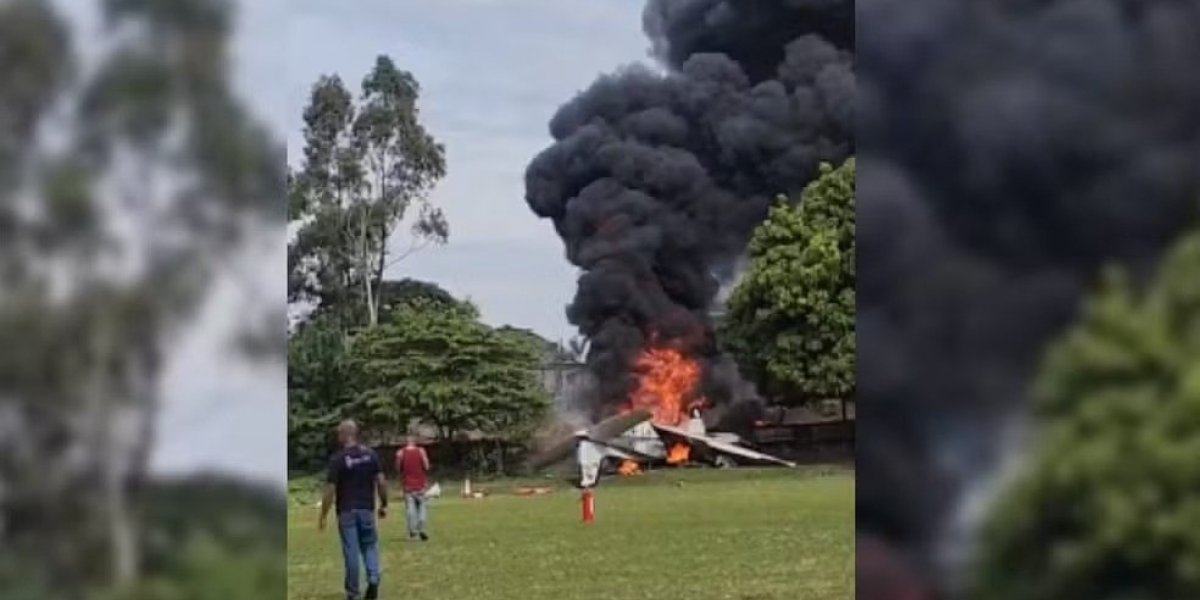 Queda de avião de pequeno porte no interior de São Paulo deixa duas pessoas mortas