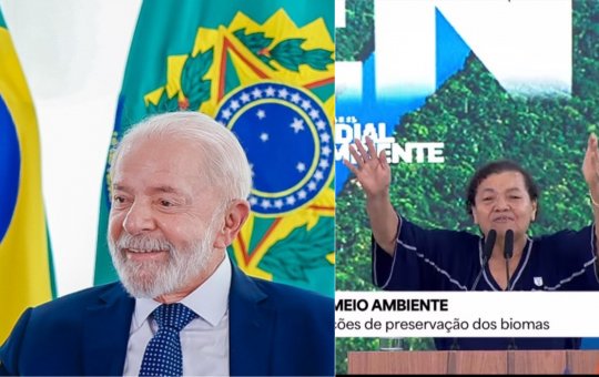 "É Lula, diz o coração";Presidente do Instituto Ecológico faz homenagem ao presidente