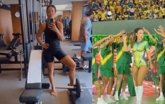 Em clima de Copa, Ivete Sangalo brinca sobre estreia do Brasil: "Se precisar eu entro em campo"