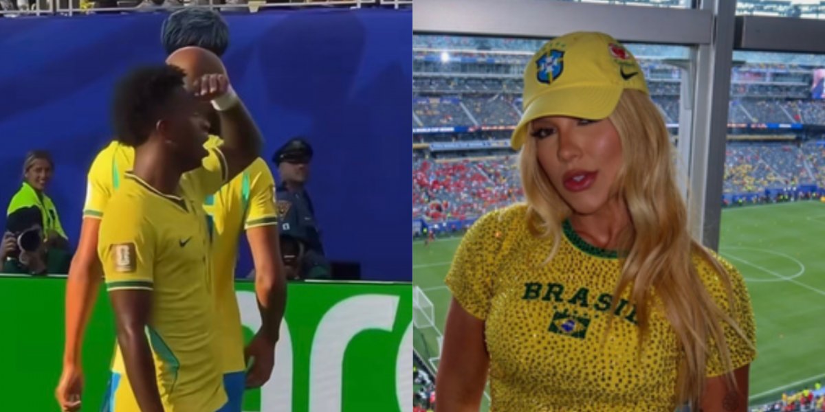 Reataram? Vini Jr. dedica gol a Virginia na estreia do Brasil e levanta rumores