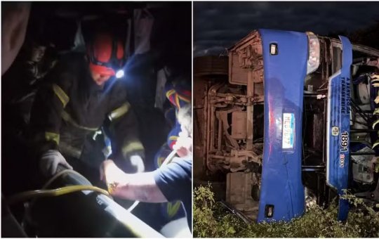 Ônibus com delegação de basquete capota no Ceará e deixa mortos e feridos
