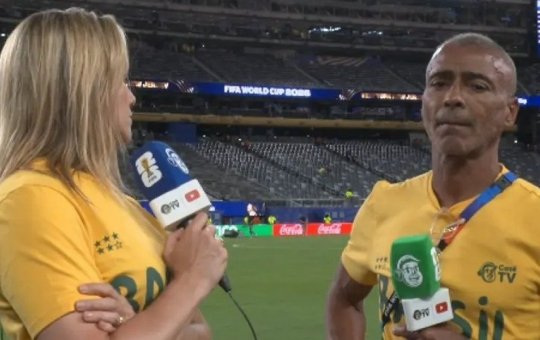 Romário se pronuncia após climão com Fernanda Gentil: 'Tenho um respeito muito grande por ela'