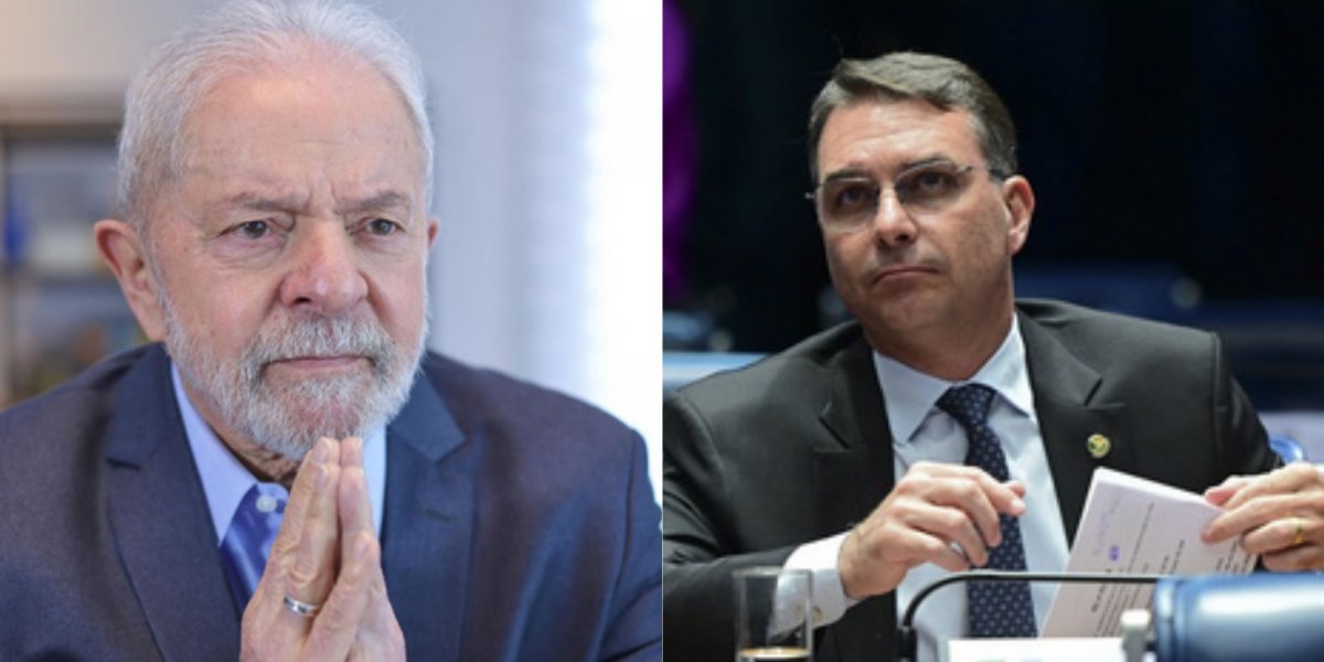Lula amplia vantagem em intenções de voto sobre Flávio Bolsonaro em cenários de 1º e 2º turno