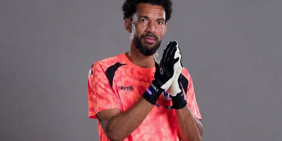 Josimar Dias, o Vozinha, goleiro de Cabo Verde