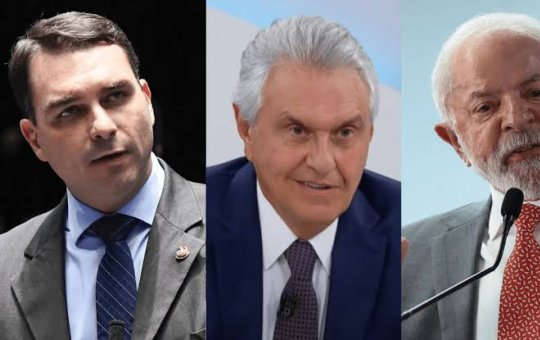 Caiado diz que Flávio Bolsonaro perdeu favoritismo contra Lula: "Sou a melhor condição"