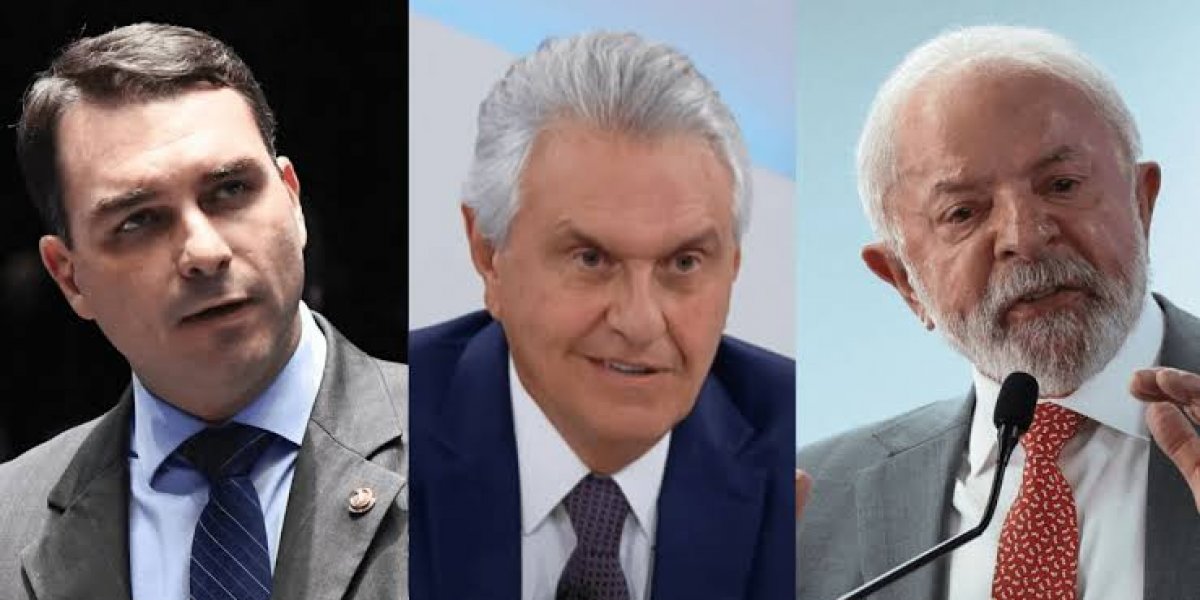 Caiado diz que Flávio Bolsonaro perdeu favoritismo contra Lula: "Sou a melhor condição"