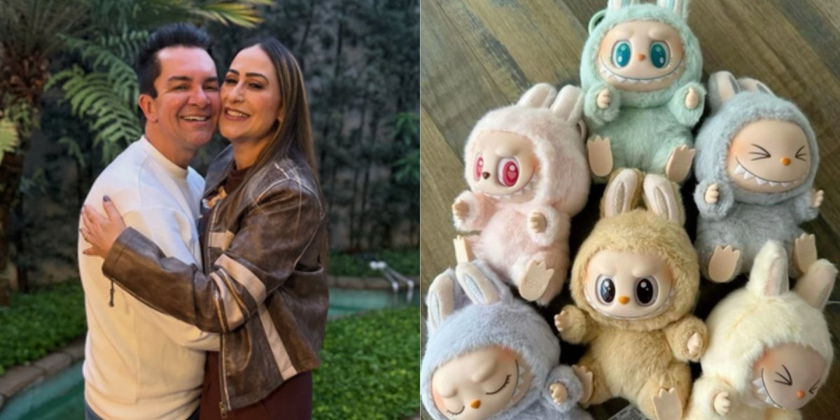Esposa de Regis Danese aparece queimando Labubu após incêndio em casa: “Que o mal seja queimado”