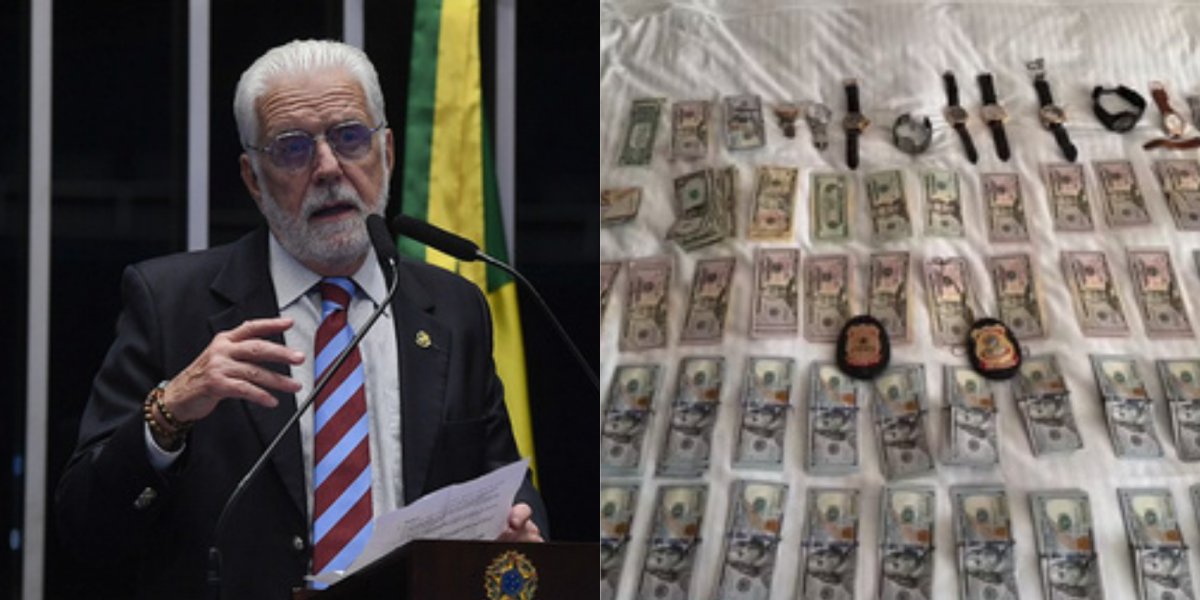 PF apreende 49 mil dólares em espécie em endereço ligado ao senador Jaques Wagner em Brasília
