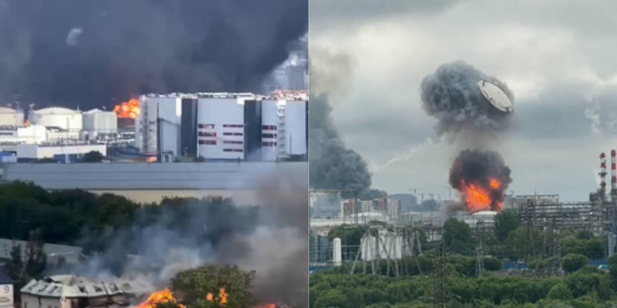 Ucrânia realiza ataque massivo contra refinaria de petróleo na Rússia