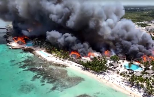 Resort na República Dominicana é atingido por incêndio em um dos principais destinos do Caribe