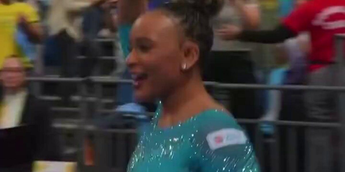 Rebecca Andrade ganha ouro após dois anos afastada do esporte