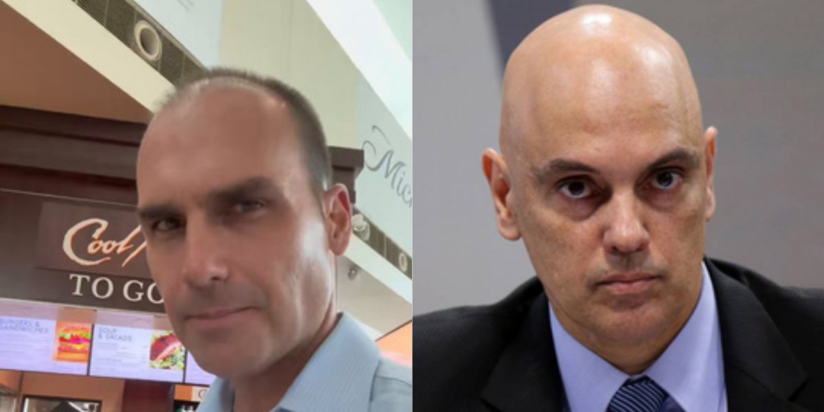 Eduardo Bolsonaro manda recado para Alexandre de Moraes "Não vai me parar"