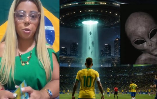 Vidente prevê invasão alienígena durante jogo do Brasil na Copa e viraliza nas redes