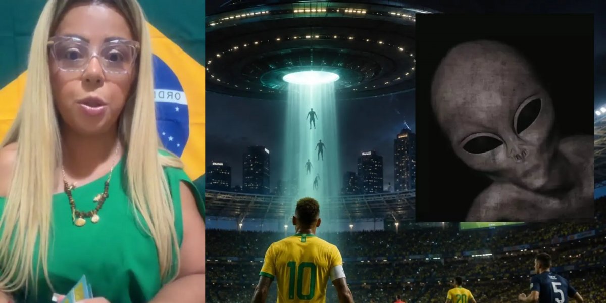 Vidente prevê invasão alienígena durante jogo do Brasil na Copa e viraliza nas redes