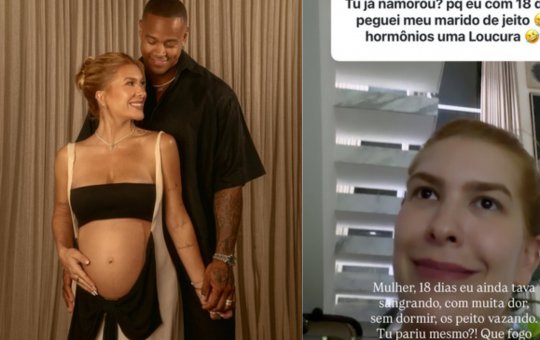 Lore Improta reage a relato de seguidora sobre pós-parto e viraliza nas redes