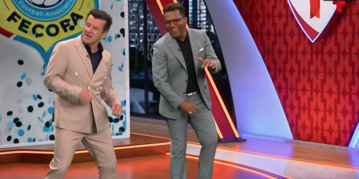 Dunga viraliza ao dançar música de Shakira durante programa de TV no México
