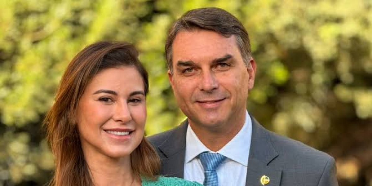 Após críticas de Michelle Bolsonaro, esposa de Flávio sai em defesa do senador nas redes