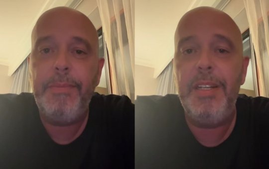Alex Escobar tem alta e usa redes sociais para explicar quadro de saúde após passar mal ao vivo