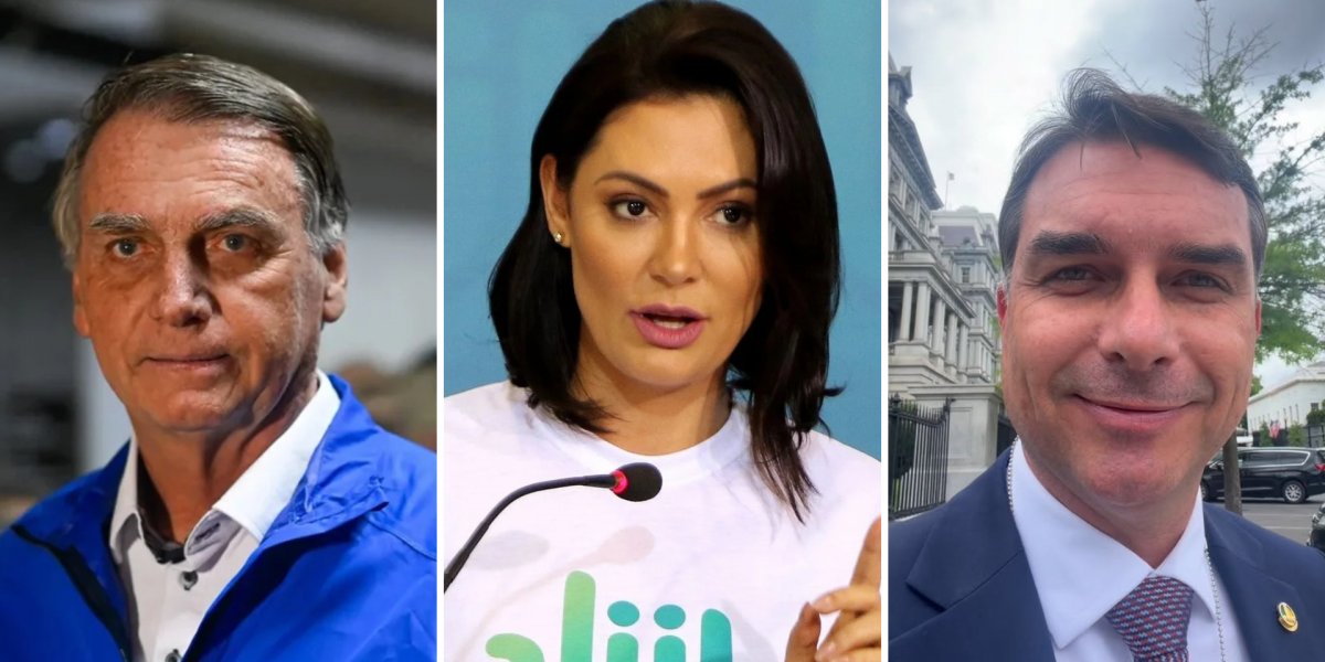 Aliados atribuem a Bolsonaro crise entre Michelle e Flávio Bolsonaro, diz coluna