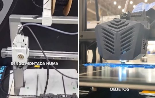 Polícia divulga imagens de operação que apreendeu impressora 3D usada por criminosos para fabricar peças de armas