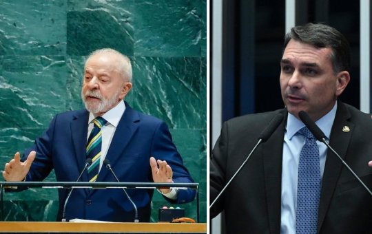 Atlas/Bloomberg: Lula aparece com 48,8% contra 42,3% de Flávio Bolsonaro em possível segundo turno 