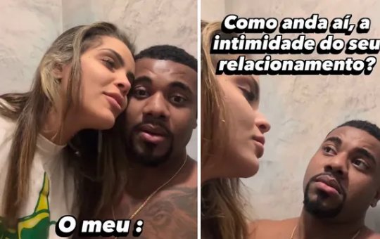 Davi Brito mostra momento íntimo com a namorada e vídeo viraliza
