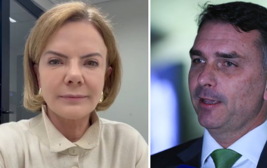 Gleisi Hoffmann critica fala de Flávio Bolsonaro sobre eleitorado feminino
