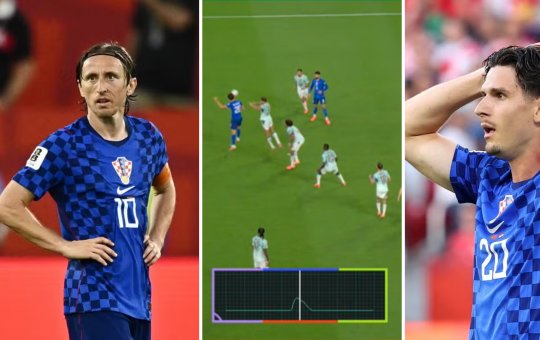 Modric critica uso do VAR após gol anulado com auxílio de chip na bola em Portugal x Croácia