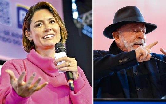 Michelle Bolsonaro elogia política do governo Lula em meio à crise com Flávio
