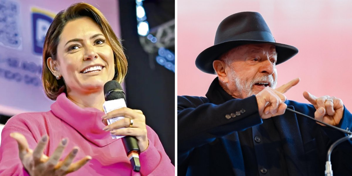 Michelle Bolsonaro elogia política do governo Lula em meio à crise com Flávio
