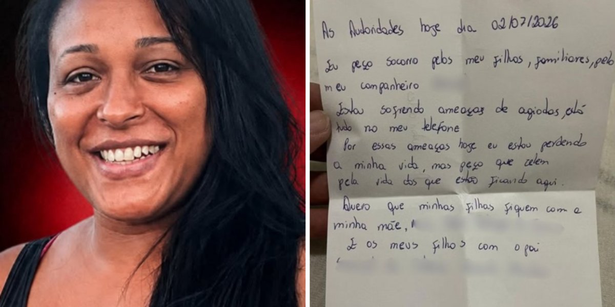 Desaparecida, ex-mulher do goleiro Bruno deixou uma carta antes de sumir