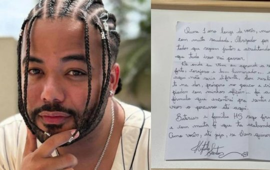 Hytalo Santos escreve carta na prisão e desabafa: “Tudo vai passar”