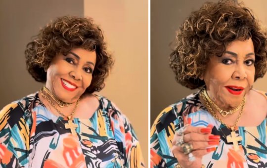 Alcione tranquiliza fãs após queda durante show: “Vocês acham que um tombinho vai me derrubar?”