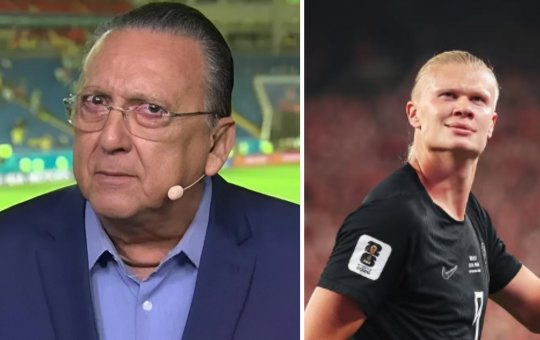 Galvão Bueno critica excesso de memes sobre Haaland antes de Brasil x Noruega: “Estou enjoado”