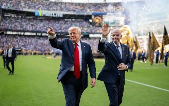 Trump agradece à FIFA por rever cartão vermelho de jogador estadunidense: 'Reverter uma grande injustiça'