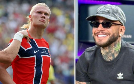 Craque da Noruega, Erling Haaland compartilha postagem com a música de Igor Kannário