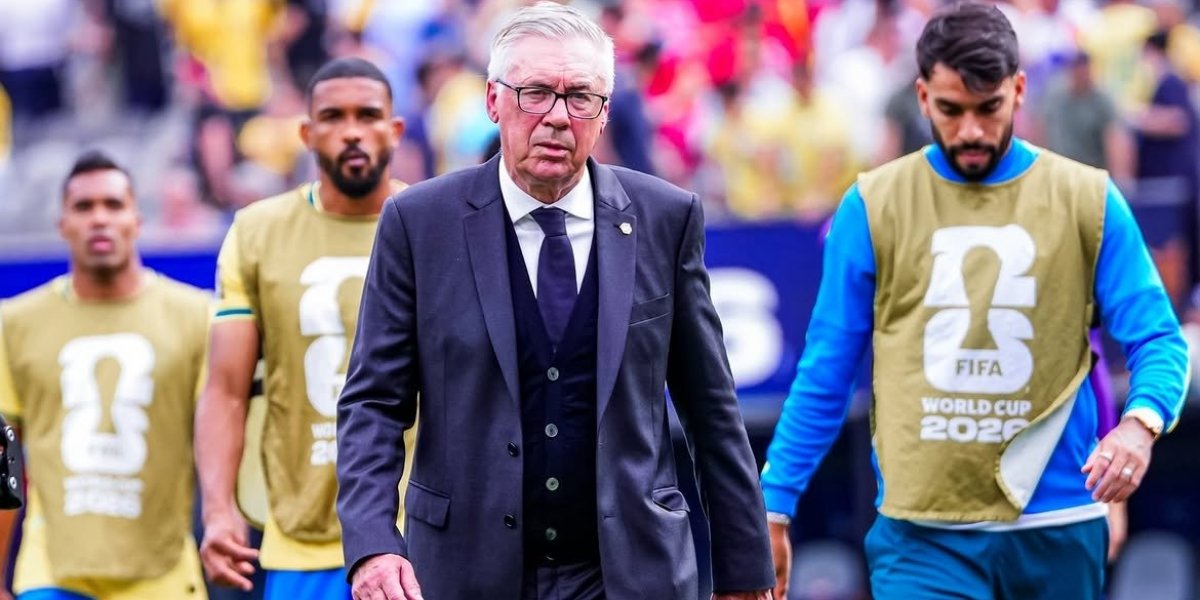 Ancelotti se manifesta após eliminação do Brasil na Copa do Mundo: “A dor é grande”