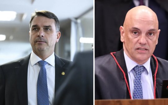 Flávio Bolsonaro volta a atacar Moraes após operação da PF e diz que buscas na casa do pai foram “uma cortina de fumaça”