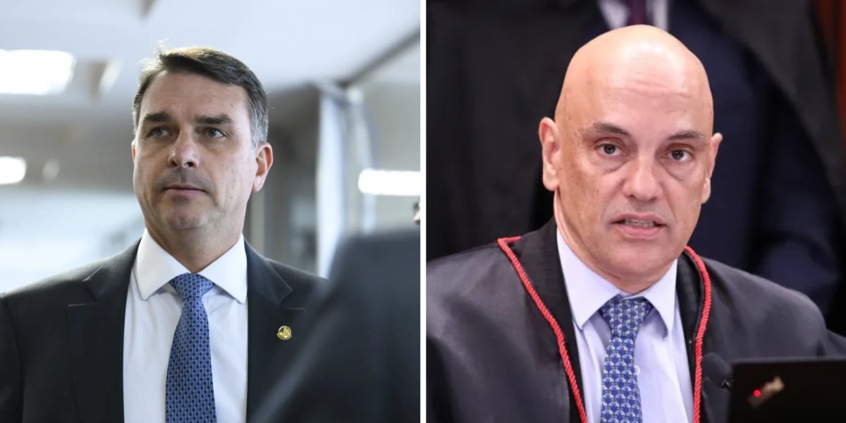 Flávio Bolsonaro volta a atacar Moraes após operação da PF e diz que buscas na casa do pai foram “uma cortina de fumaça”