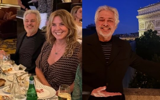 Viúvo de Rita Lee reaparece ao lado de ex-namorada em Paris e fãs especulam novo romance