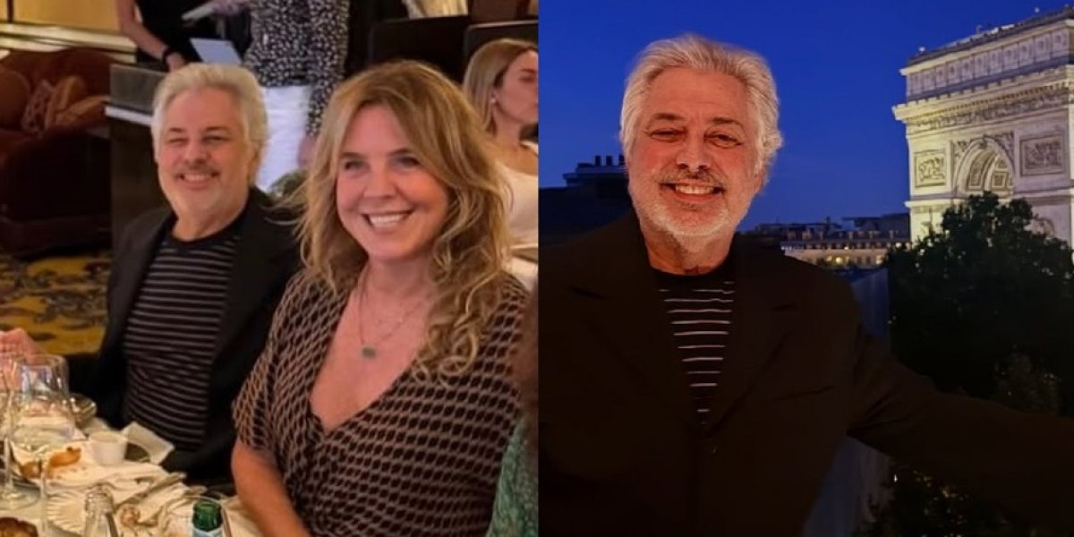 Viúvo de Rita Lee reaparece ao lado de ex-namorada em Paris e fãs especulam novo romance