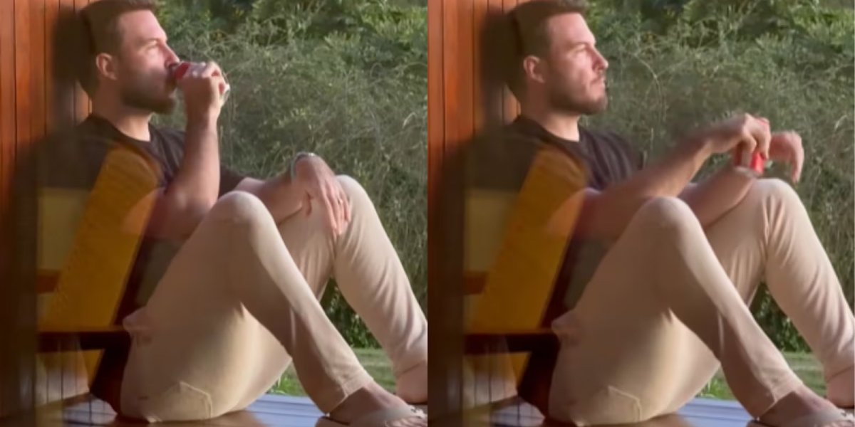Thiago Nigro surge bebendo refrigerante após Maíra Cardi proibir bebida em casa