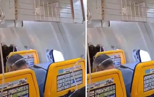 Janela se rompe durante voo, passageiro é parcialmente sugado e avião faz pouso de emergência