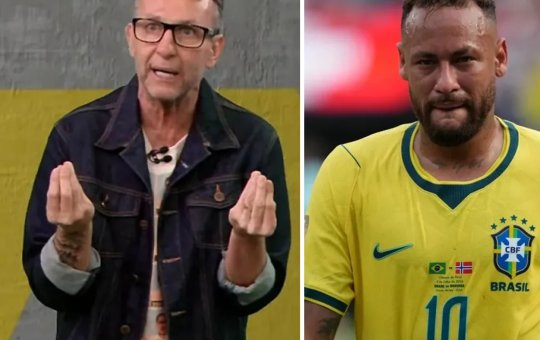 Craque Neto critica Neymar após passeio na Disney: “Esqueceram de levar o carrinho para a Copa”