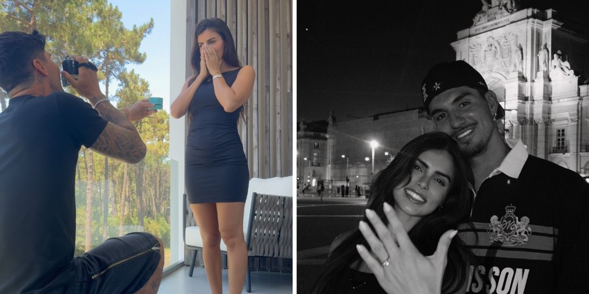 'Ela disse sim': Gabriel Medina anuncia noivado com Isabella Arantes